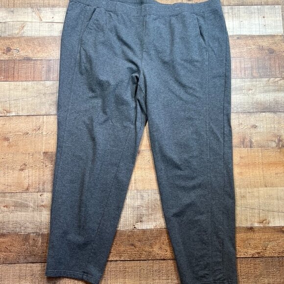 Denim & Company Gray Active Athletic Pants size 2X - Picture 1 of 4